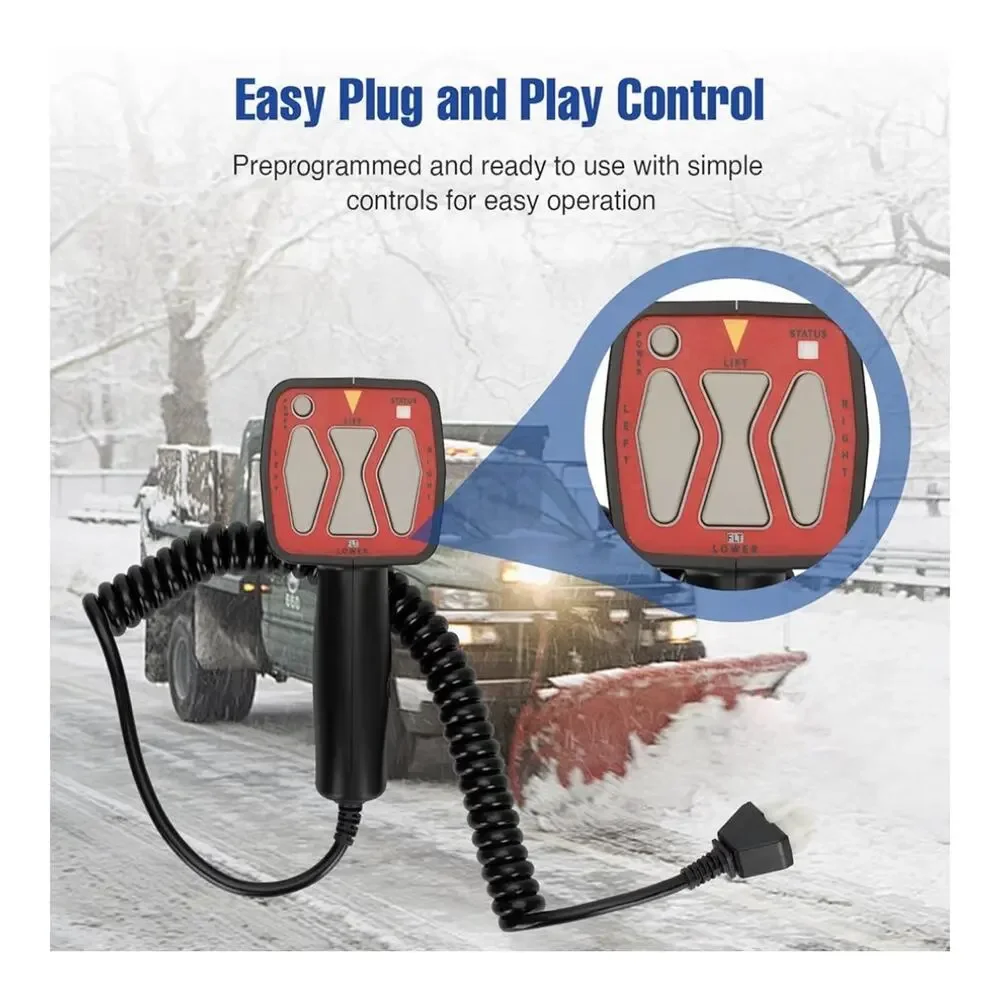 6 pin Handheld Snow Plow Controller for Buyers 1306902 Western 56462 Fisher 9400